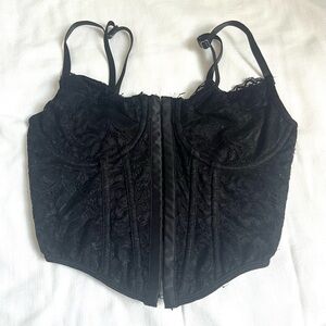 Black corset top